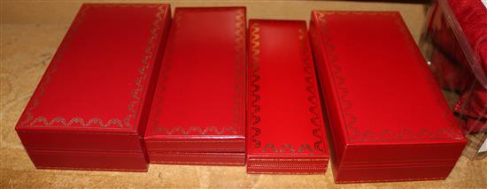 Cartier jewellery boxes